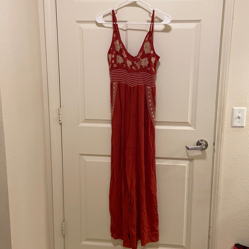 American Eagle pants romper with pockets.